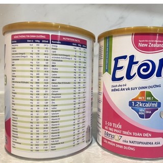 [QUÀ TẶNG KHI MUA 2 LON] SỮA BỘT ETOMIL KID AZ LON 900G