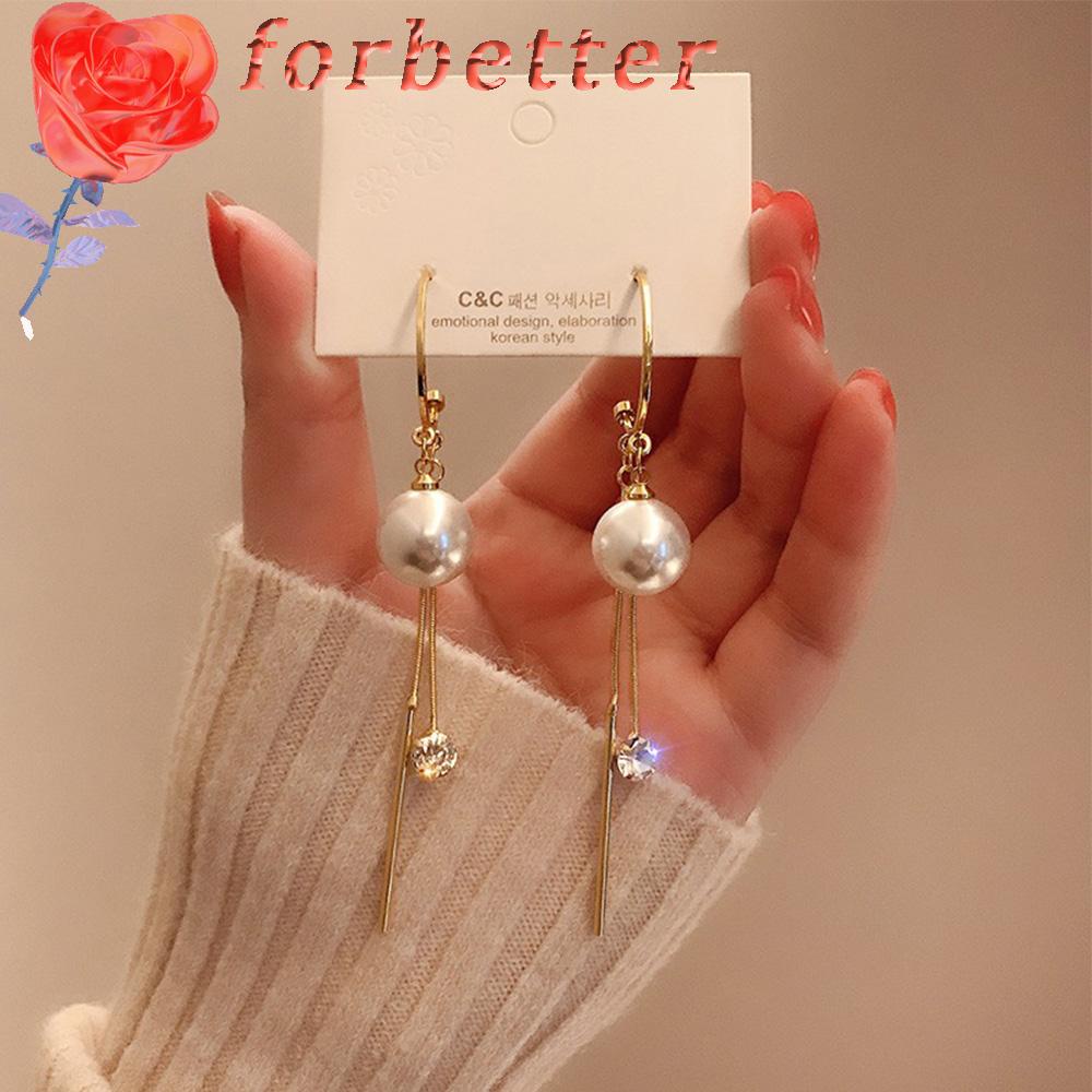 Khuyên tai nữ dáng dài tạo hình độc đáo tinh tế đẹp mắt