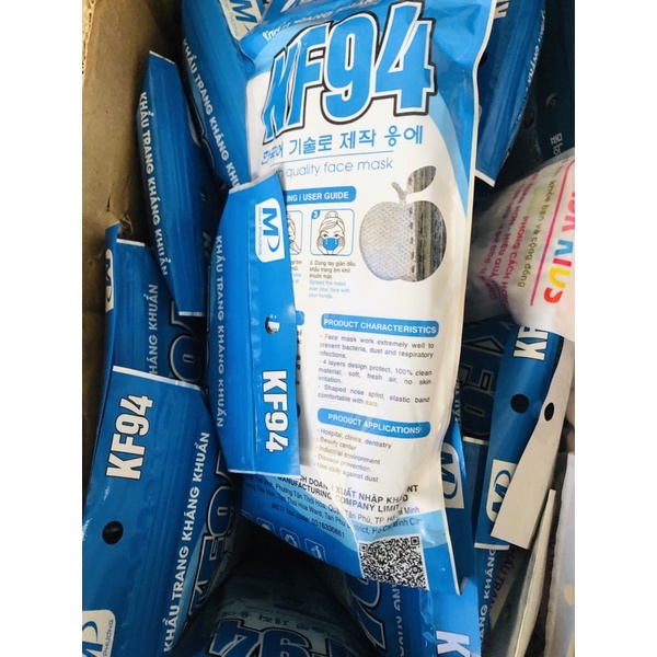 Khẩu trang Kf94-Bịch 10cái