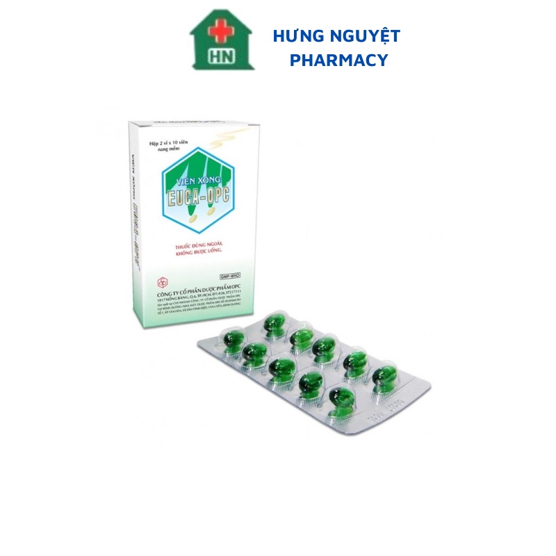 Viên xông EUCA OPC hộp 20 viên