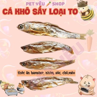 Cá khô sấy thức ăn hamster ❤Rẻ❤ FREESHIP🐹 siêu thơm siêu ngon siêu hấp dẫn