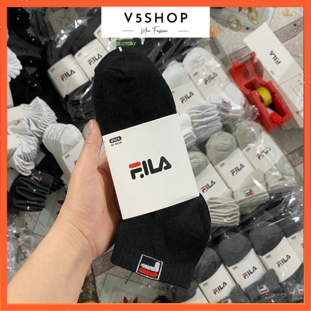 Tất vớ nam nữ cao cấp cổ ngắn FILA Vớ xuất nhật khử mùi chống hôi chân TN49