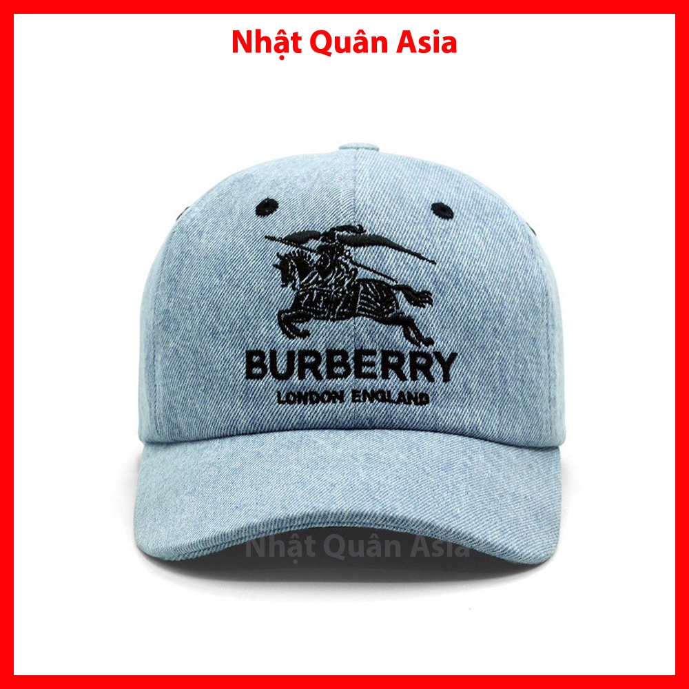 Nón lưỡi trai Burberry Jeans Supreme cao cấp - Nhật Quân Asia nhatquanasia capman