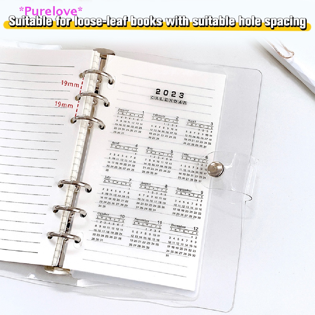 Lịch 2023 PP A5 A6 Dùng Lên Kế Hoạch Tiện Dụng Mới