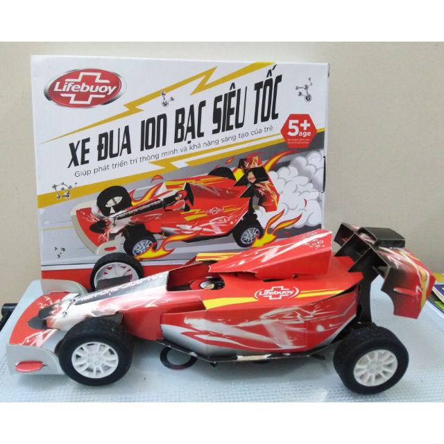 Xe đua xếp hình - ion bạc siêu tốc (quà tặng Lifebuoy)