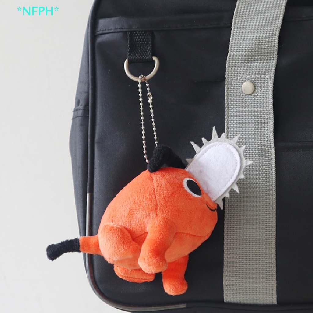 Móc Chìa Khóa Hình Búp Bê Pochita Nhồi Bông 10cm Dễ Thương Mới