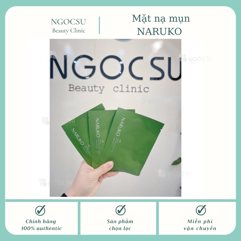 [Naruko] Mặt nạ kiểm soát dầu và mụn trà tràm Tea Tree 26ml