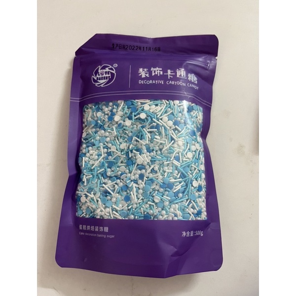 Hạt đường trang trí bánh kem