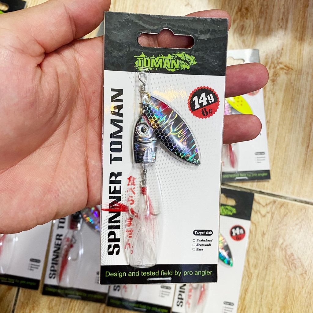 Mồi lure Toman Spinner 14gr
