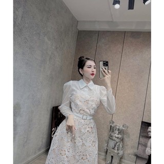 Váy ren hoa siêu xinh