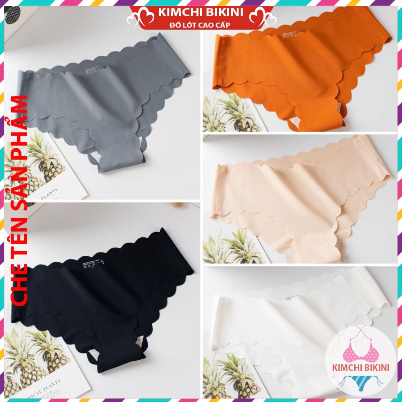 quần nót nữ đúc su thun lạnh không đường may KIMCHIBIKINI Quần chip nữ lụa đáy cotton kháng khuẩn sexy cao cấp QL01