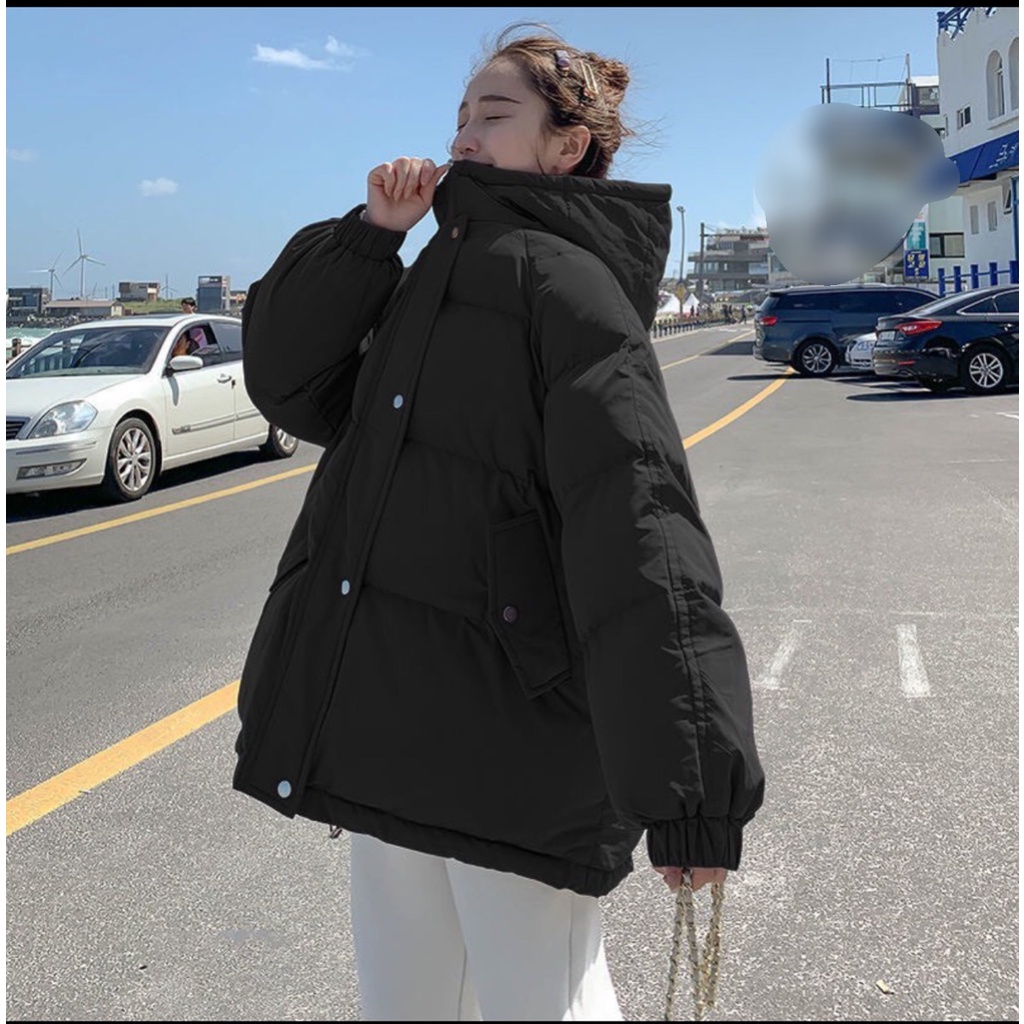 Áo Khoác Phao Béo 5 MÀU HÀNG SIÊU SALE Áo khoác đại hàn cho nữ dáng rộng-NTHBOUTIQE