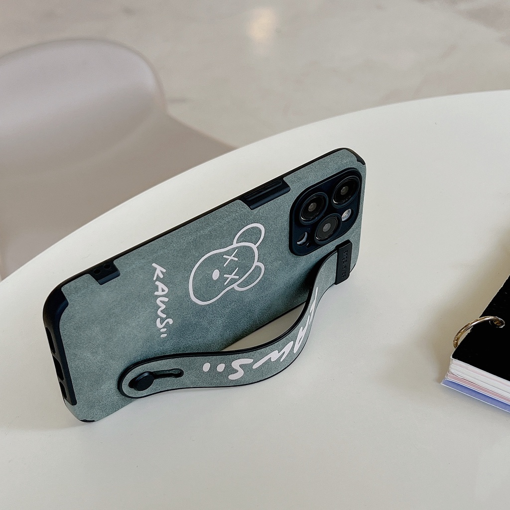 Ốp Điện Thoại Mềm Họa Tiết Hoạt Hình Có Dây Đeo Cho iPhone 14 14PRO max 13 12PRO max 13pro max 11