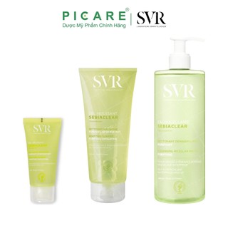 Sữa rửa mặt dạng gel không chứa xà phòng dành cho da nhờn mụn SVR Sebiaclear Gel Moussant ( 55ml - 200ml - 400ml )
