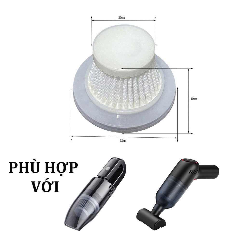 Lõi lọc dự phòng cho máy hút bụi cầm tay mini