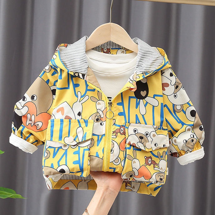 Áo Khoác Bóng Chày Thời Trang Thu Đông 2022 Phong Cách Mới Cho Bé Trai