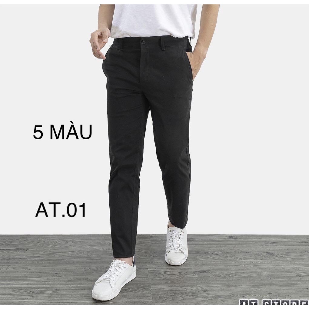 Quần Kaki Nam Chất Đẹp Co Dãn Dáng Âu Công Sở
