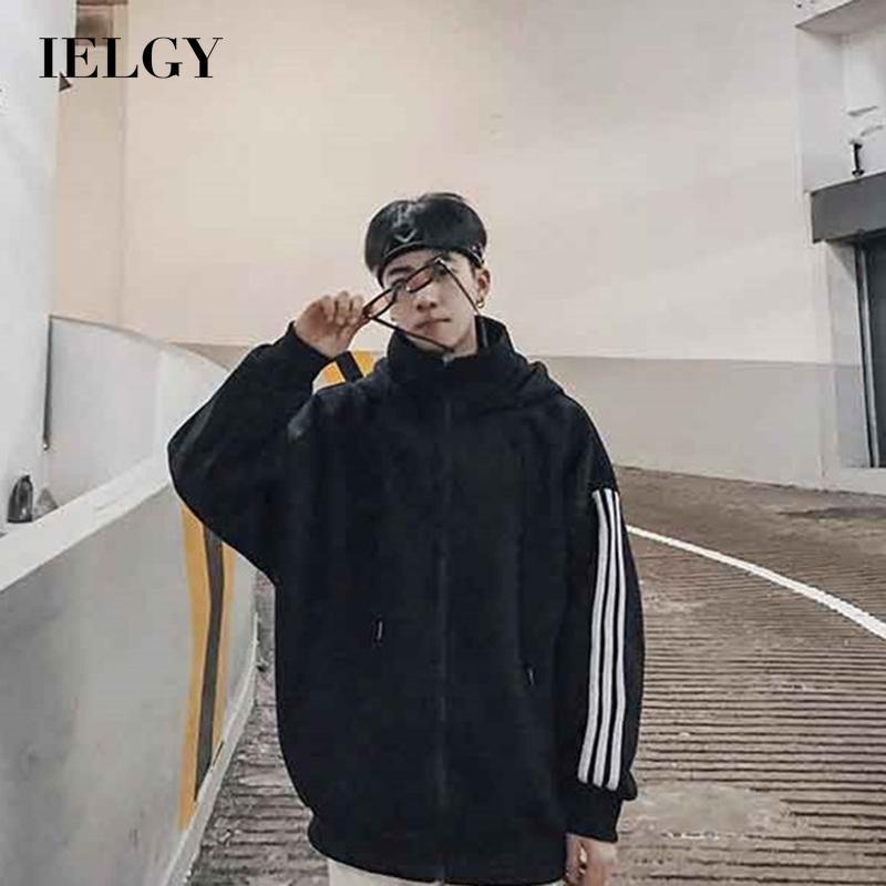 IELGY Street Trend Style Men's Turtleneck Windbreaker