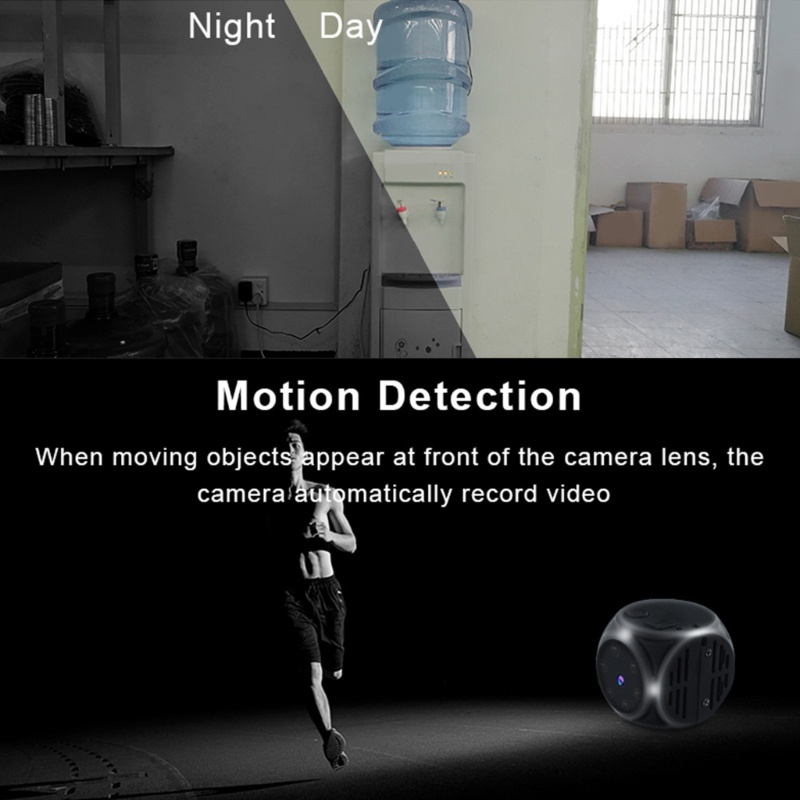 Camera Giám Sát Chuyển Động Hồng Ngoại Mini 1080p An Toàn Hỗ Trợ Tầm Nhìn Ban Đêm