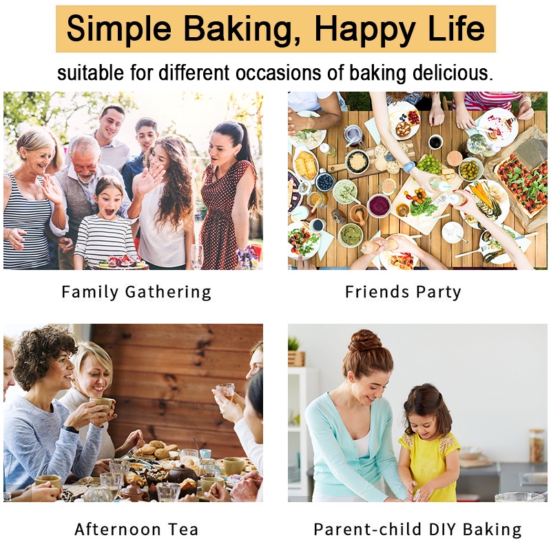 Set 10 Khuôn Làm Bánh Trứng Bằng Hợp Kim Nhôm Chống Dính Có Thể Tái Sử Dụng