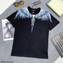 Áo Thun In 5D Không Bong Tróc Cánh Chim Burlong Phối Đen Trắng❤️Áo Phông Nam Nữ Hàng Chuẩn Unisex