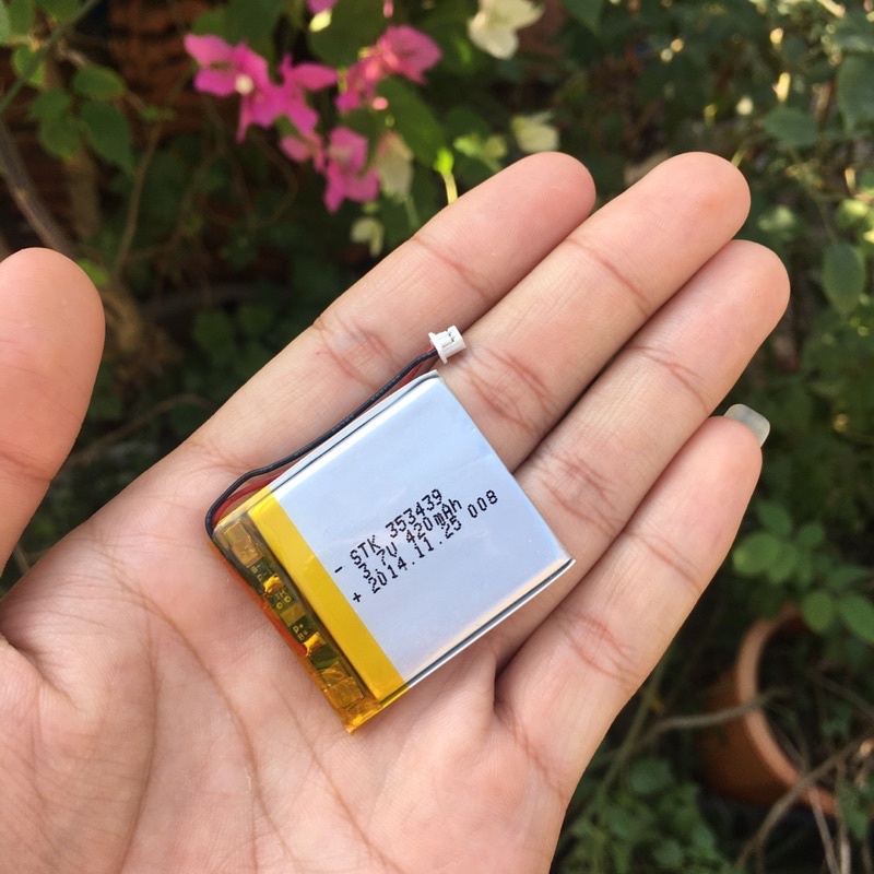 Pin Lithium Polymer 3.7V 420mAh 353439