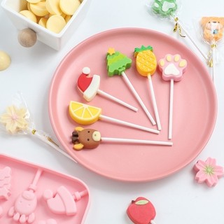 Khuôn làm kẹo mút silicone khuôn cakepop
