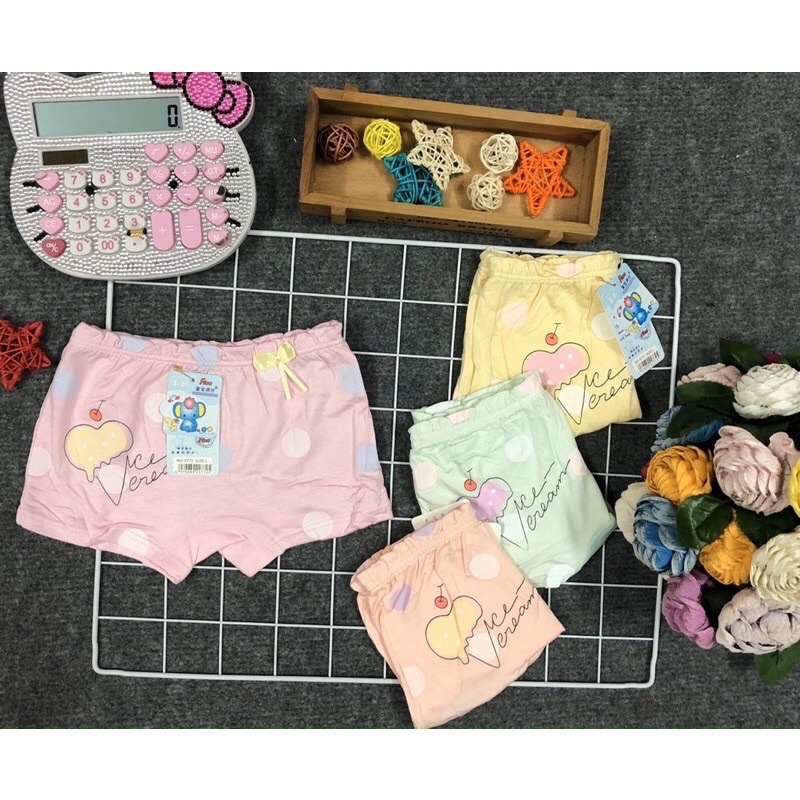 Sét 5 quần chíp cho bé  100%cotton an toàn cho bé TE6