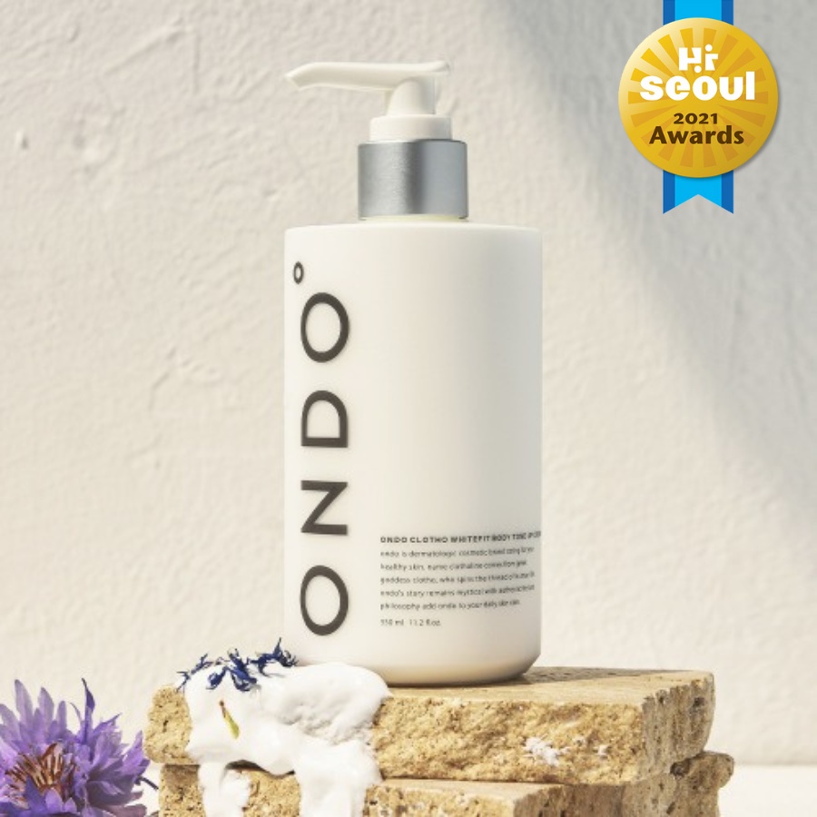 Kem dưỡng trắng nâng tone body Ondo Clotho Whitefit Body tone up cream 330ml