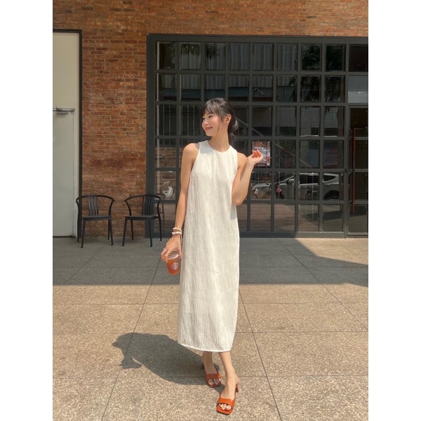Thanh lý/Pass đầm Kido freesize màu trắng