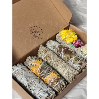 Combo Xô Thơm Sage và Gỗ Palo Santo Thanh Lọc Nhà Cửa, Thanh Tẩy Tinh Thần và Cân Bằng Năng Lượng l Chakra Heal Incense