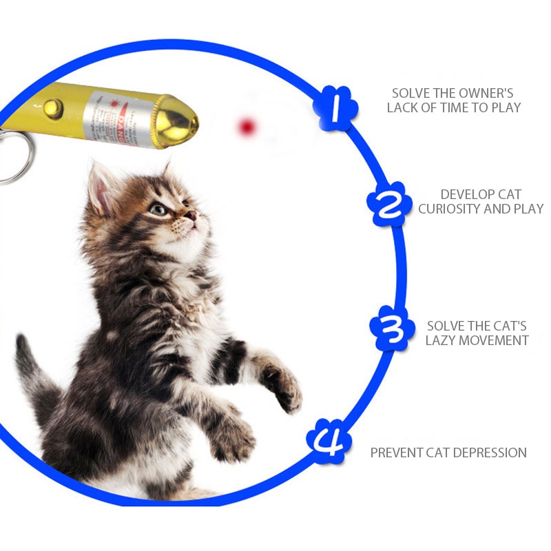 Đèn laser cho mèo-giúp mèo thư giãn LI0144