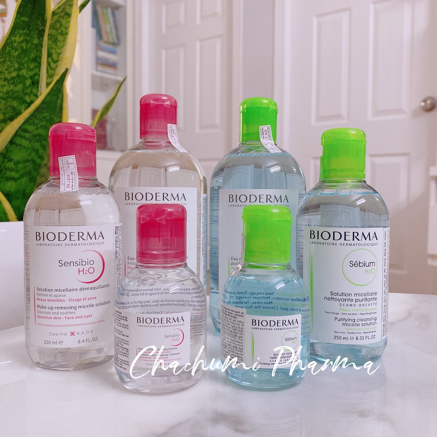 Nước tẩy trang Bioderma da nhạy cảm, da nhờn mụn