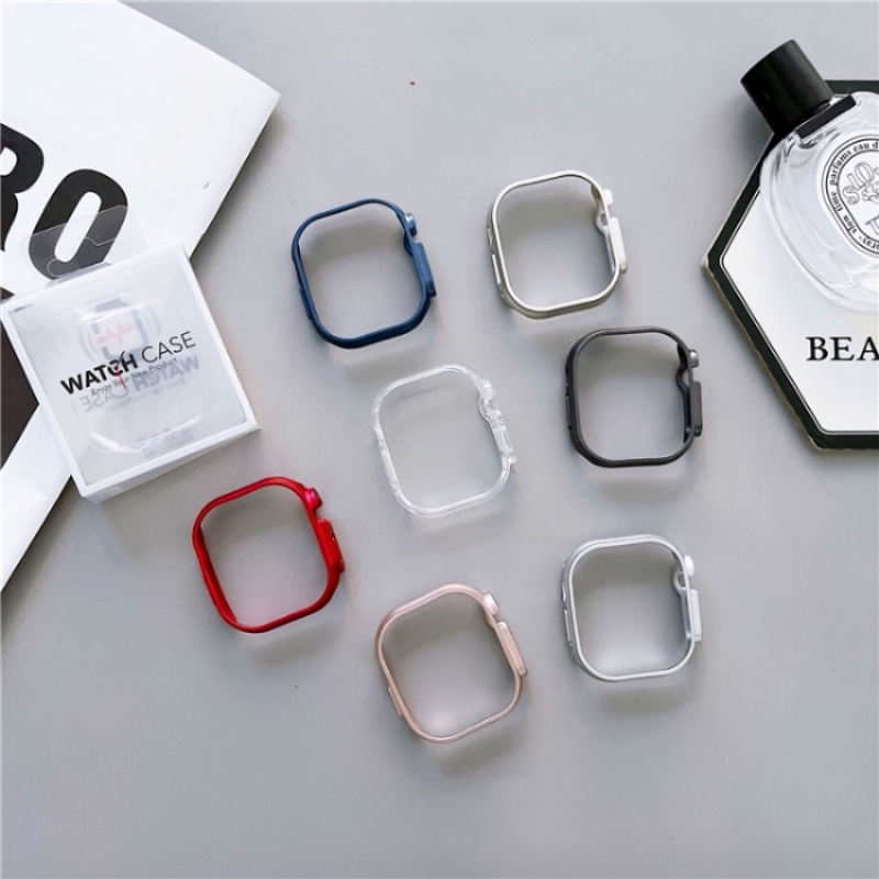 Vỏ PC Cứng Bảo Vệ Đồng Hồ Apple iWatch series Ultra 8 7 SE 6 5 4 40mm 49mm 45mm 41mm 44mm