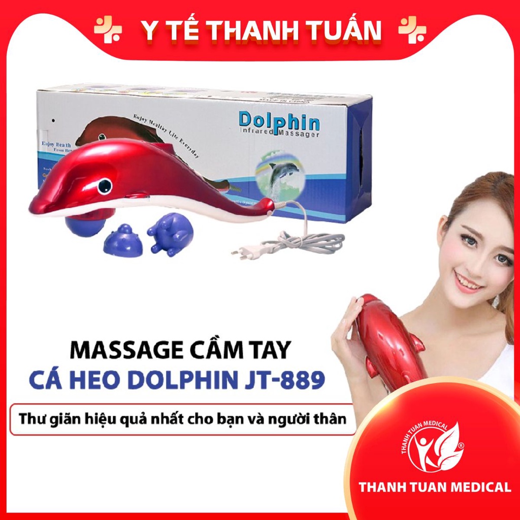 Máy Massage Cầm Tay Cá Heo Dolphin JB-4002A - Thư Giãn Hiệu Quả