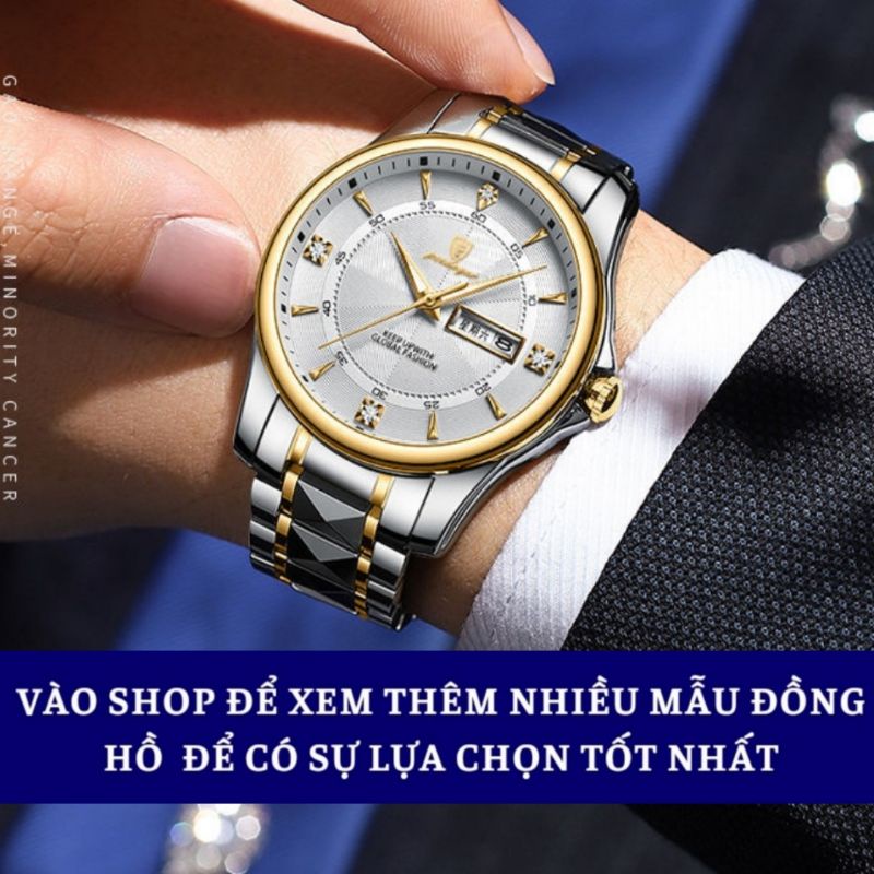 Đồng hồ nam POEDAGAR 982 Đồng hồ chính hãng Dây kim loại cao cấp sang trọng