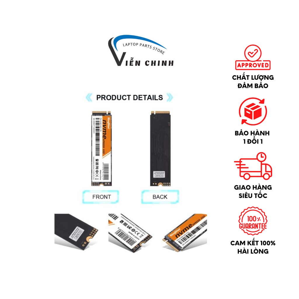 SSD KINGDIAN NV480 1TB - PCI-E NVME (2280)