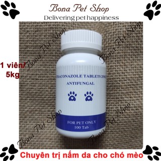 Combo 5 viên Intra phòng nấm cho chó mèo