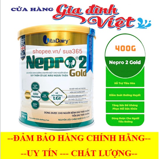 Sữa Nepro2 Gold_400gr - Date Luôn Mới