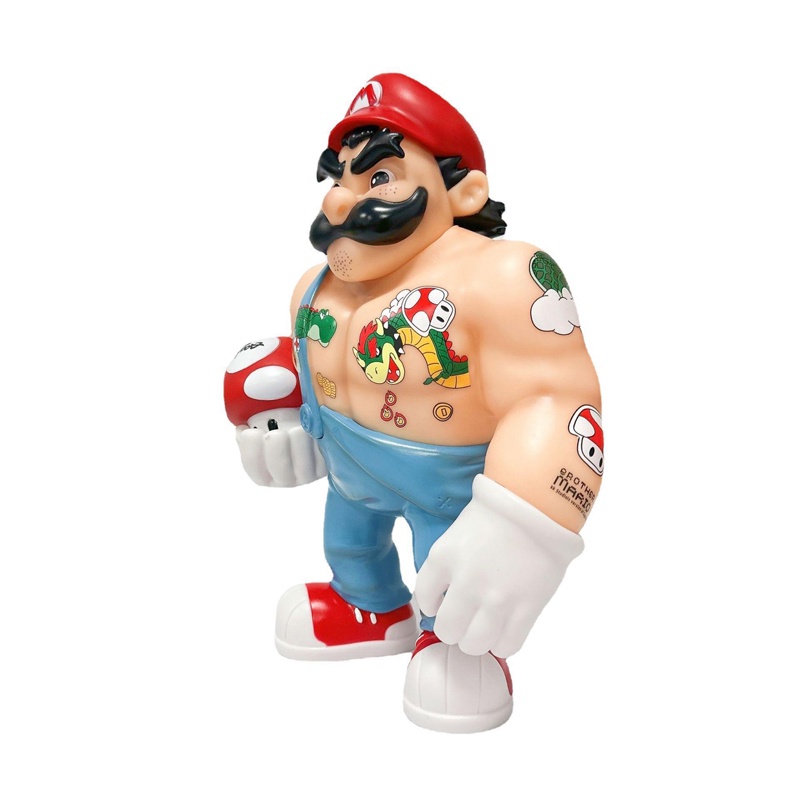 NINTENDO Nhân Vật Super Mario Bros Kích Thước 20-32cm Mô Hình Cơ Bắp Mario Toad Red Nấm Bằng PVC Thời Trang Cho Bé