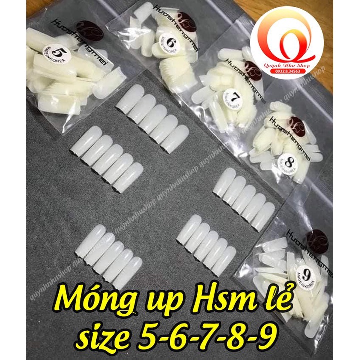 Móng Úp Lẻ Size HSM / Móng Úp Nail