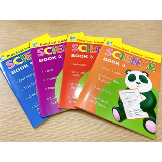 Sách - Preschool Science - bộ 4 cuốn