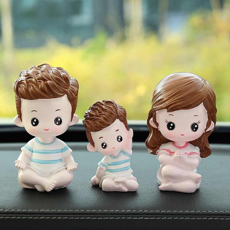 Tượng Gia đình Yoga dễ thương mang lại an nhiên trong cuộc sống 💕FREESHIP 50k💕 - Những Điều Bình An