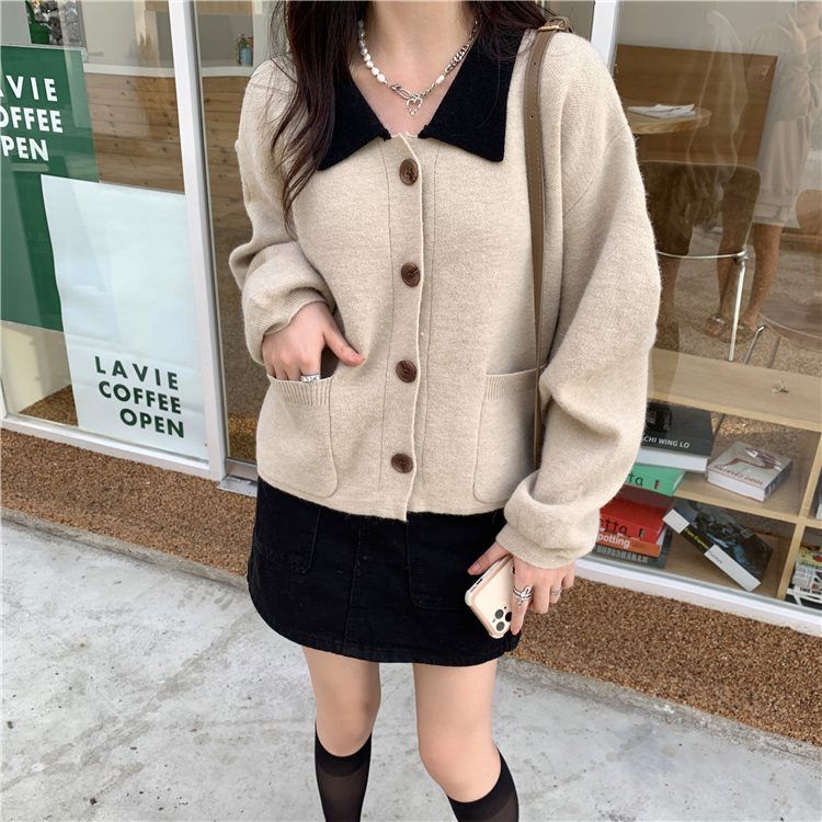 Áo Khoác Cardigan Dệt Kim Mềm Mại Thời Trang Cho Nữ
