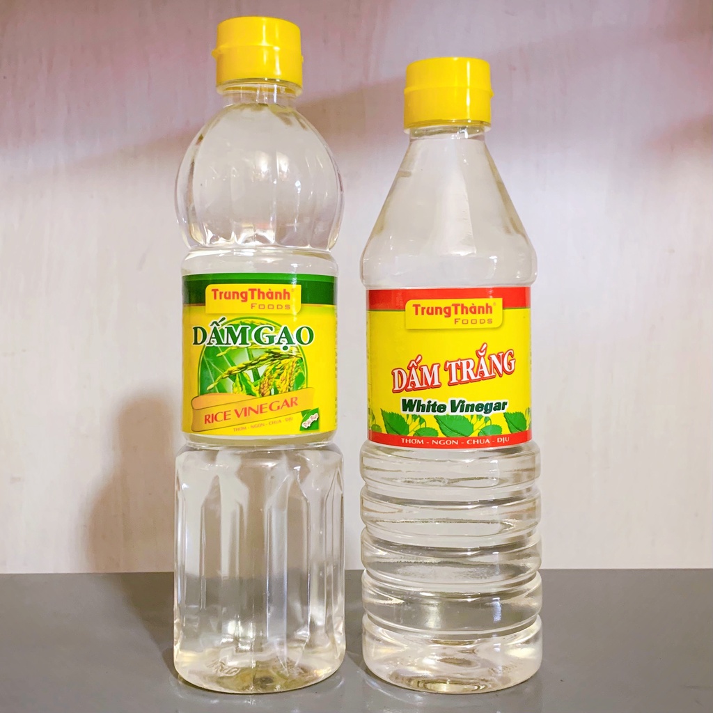 Dấm Trắng, Dấm Gạo Trung Thành Chai 500ml