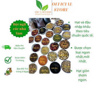 Bột ngũ cốc nhà làm,bột ngũ cốc dinh dưỡng,ngũ cốc tổng hợp dạng bột pha uống liền, hủ pet 500g