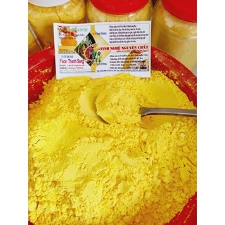Bán lẻ 100gr Tinh bột nghệ nguyên chất nhà làm nghệ đỏ mịn thơm