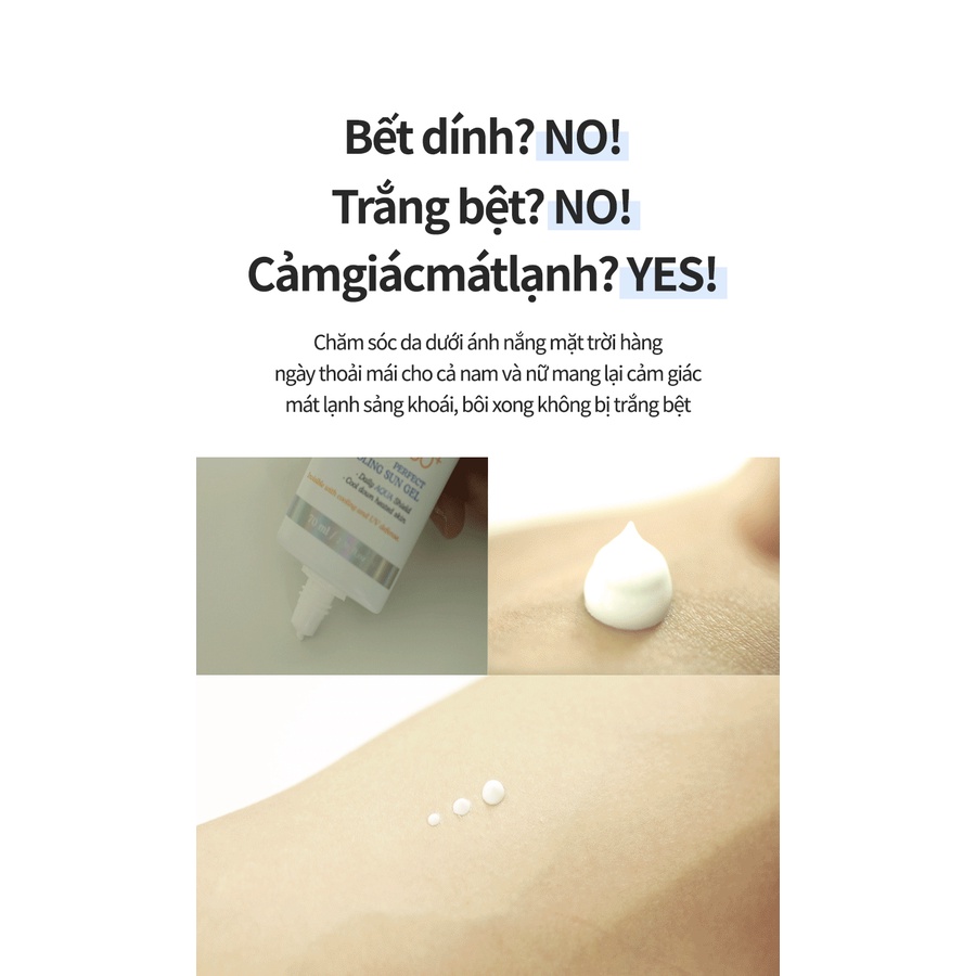 Kem chống nắng BERGAMO dạng gel mát lạnh hiệu quả 70ml