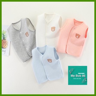 𝐌𝐞̣𝐁𝐨𝐛𝐊𝐞𝐦𝟖𝟔 - Áo gile thu đông cho bé, Áo khoác gile cotton chần bông cho bé trai và bé gái, áo khoác nhẹ cho bé