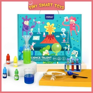 Bộ đồ chơi thực hành 50 thí nghiệm khoa học mideer science talent cho bé 6+, đồ chơi stem giáo dục trẻ em -tinysmarttoys